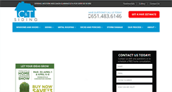 Desktop Screenshot of candtsiding.com